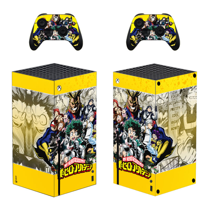 My Hero Academia Anime Skin Sticker For Xbox Series X And Controllers