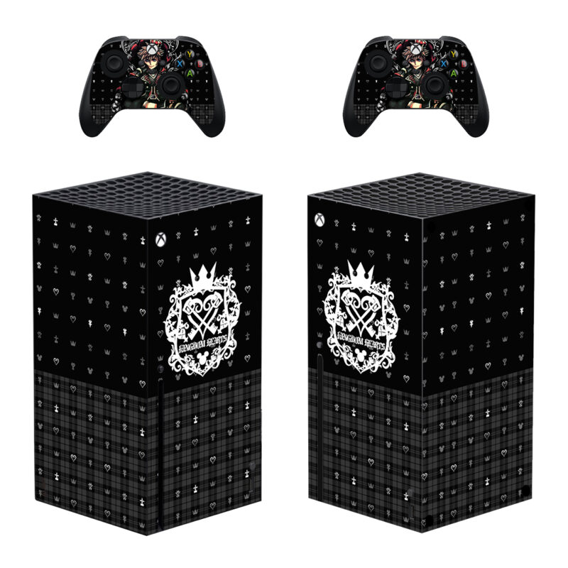 Anime Sora And Kingdom Hearts III Pattern Skin Sticker For Xbox Series X And Controllers