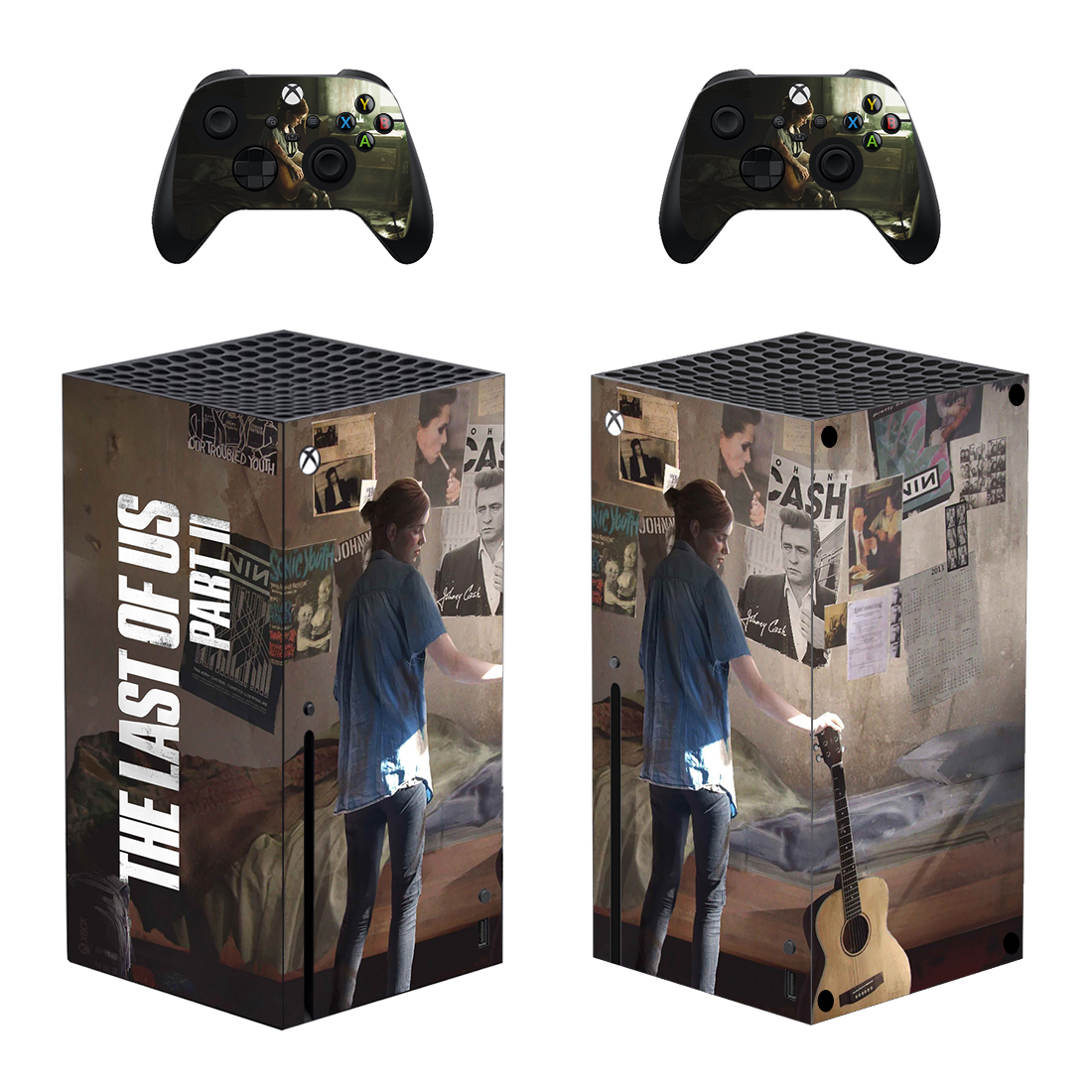 The Last Of Us Part II Skin Sticker For Xbox Series X And Controllers Design 8