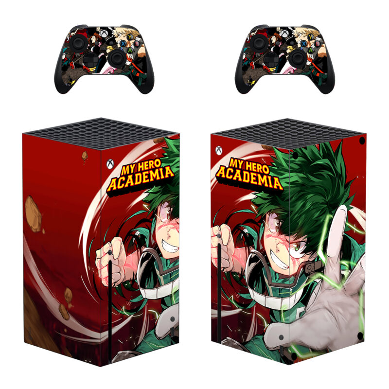 My Hero Academia Izuku Midoriya Skin Sticker For Xbox Series X And Controllers