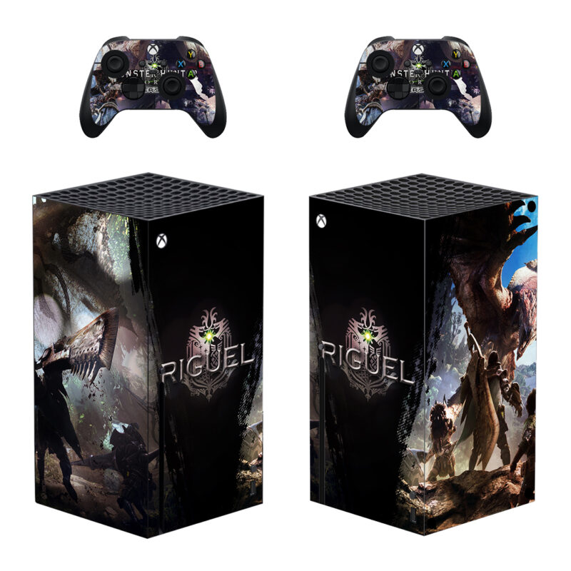 Monster Hunter World Riguel Game Skin Sticker For Xbox Series X And Controllers