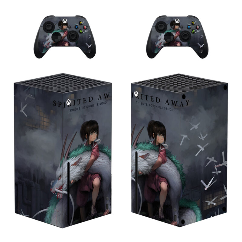 Spirited Away Fanart Skin Sticker For Xbox Series X And Controllers