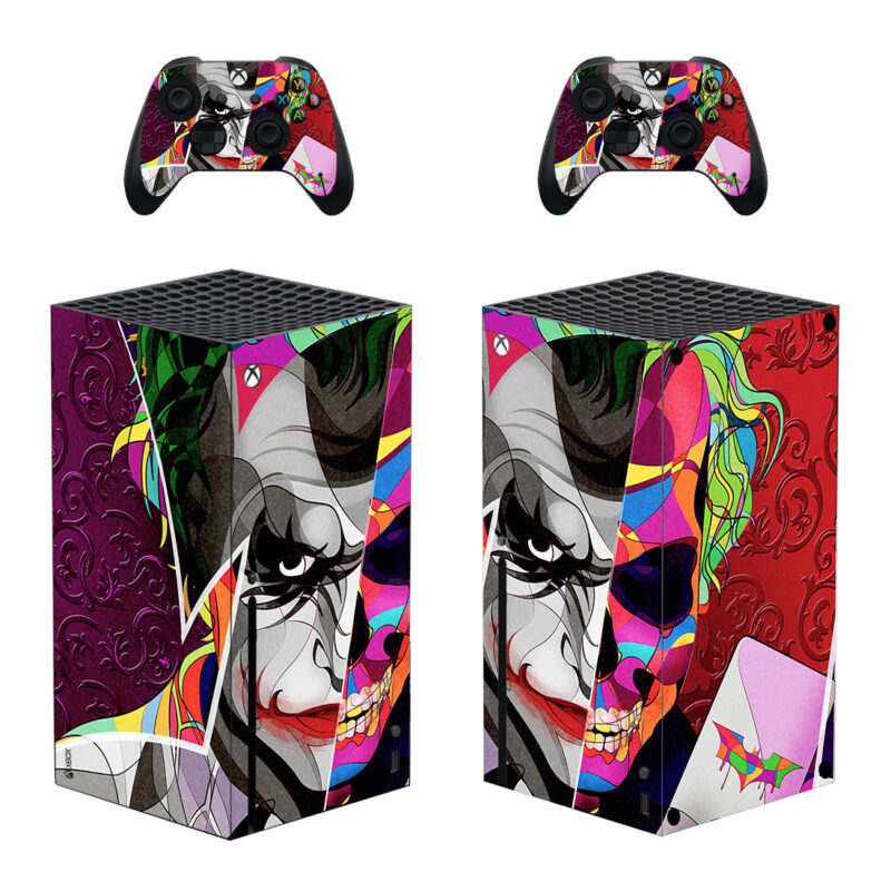 Color & Bone The Joker Skin Sticker For Xbox Series X And Controllers