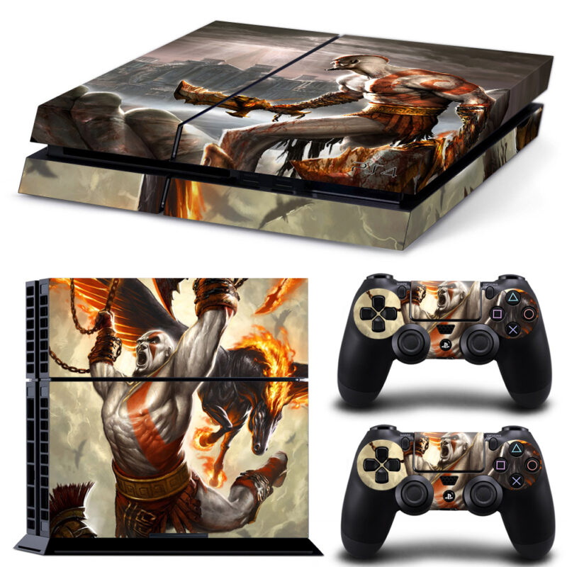 God Of War II Game Battle Skin Sticker For PS4 And Controllers