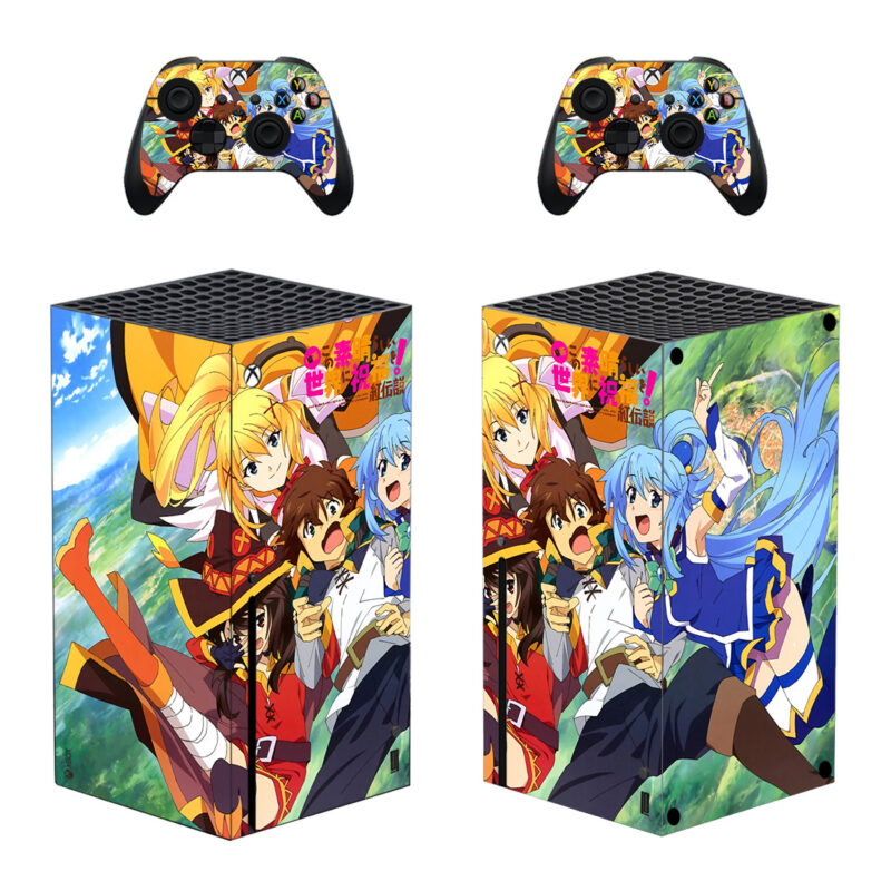 Konosuba: God's Blessing On This Wonderful World! Skin Sticker For Xbox Series X And Controllers