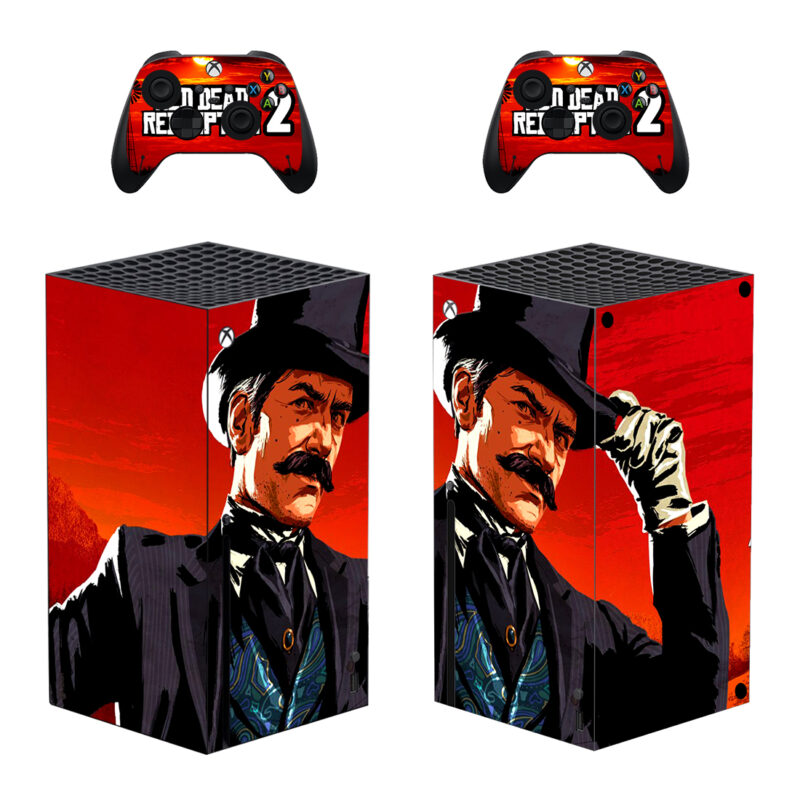 Red Dead Redemption 2 Josiah Trelawny Skin Sticker For Xbox Series X And Controllers