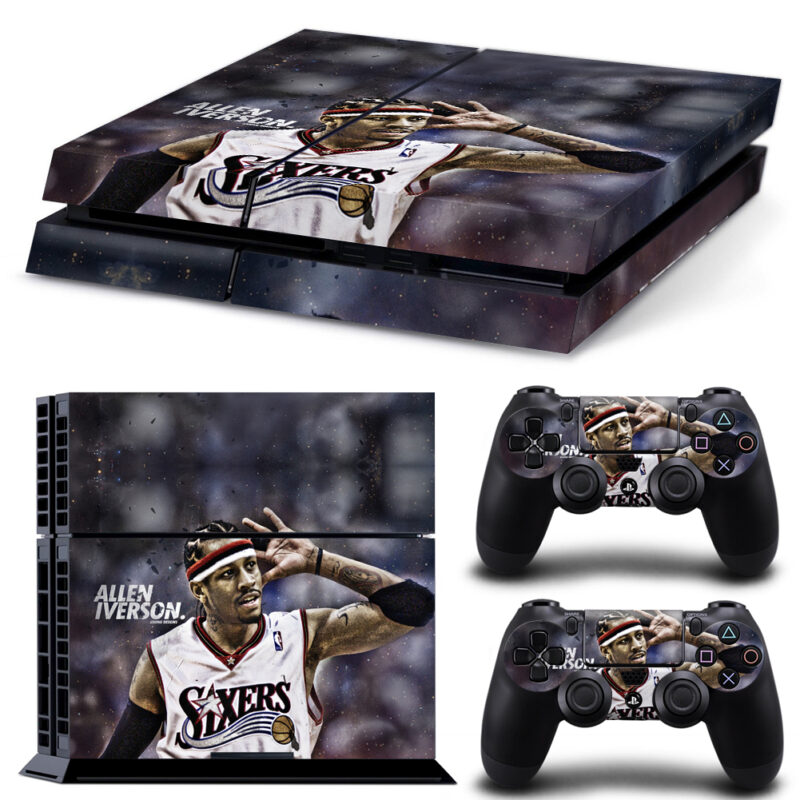 Allen Iverson Skin Sticker For PS4 And Controllers