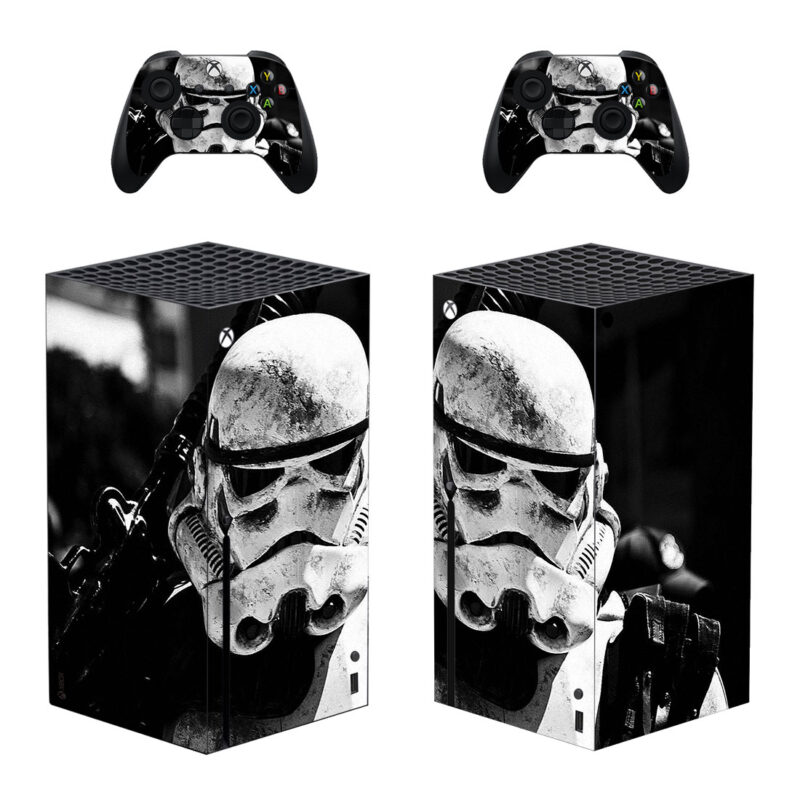 Star Wars Stormtrooper Skin Sticker For Xbox Series X And Controllers