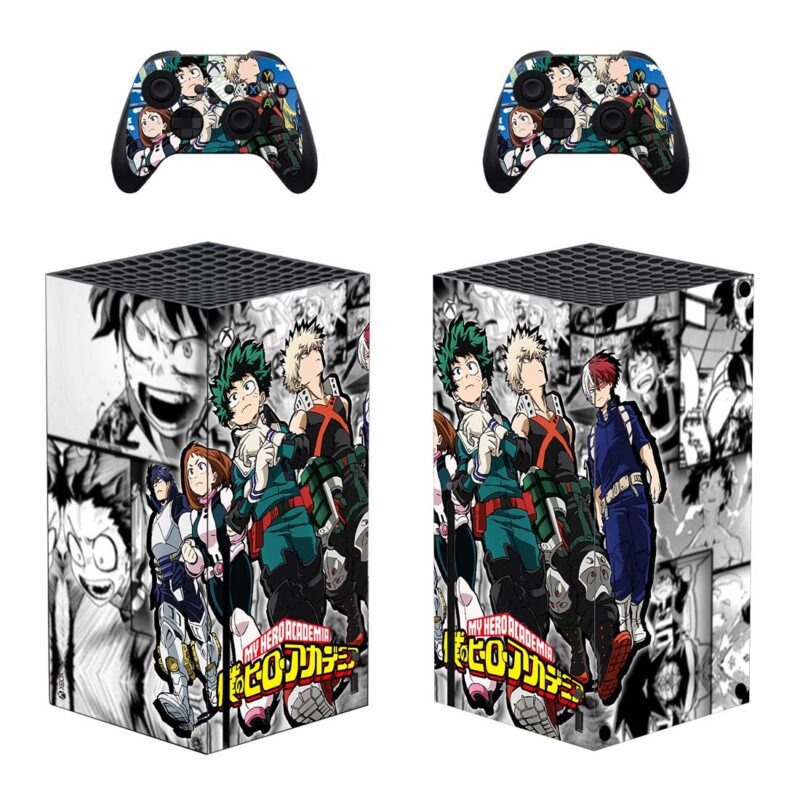 My Hero Academia Anime Skin Sticker For Xbox Series X And Controllers Design 1