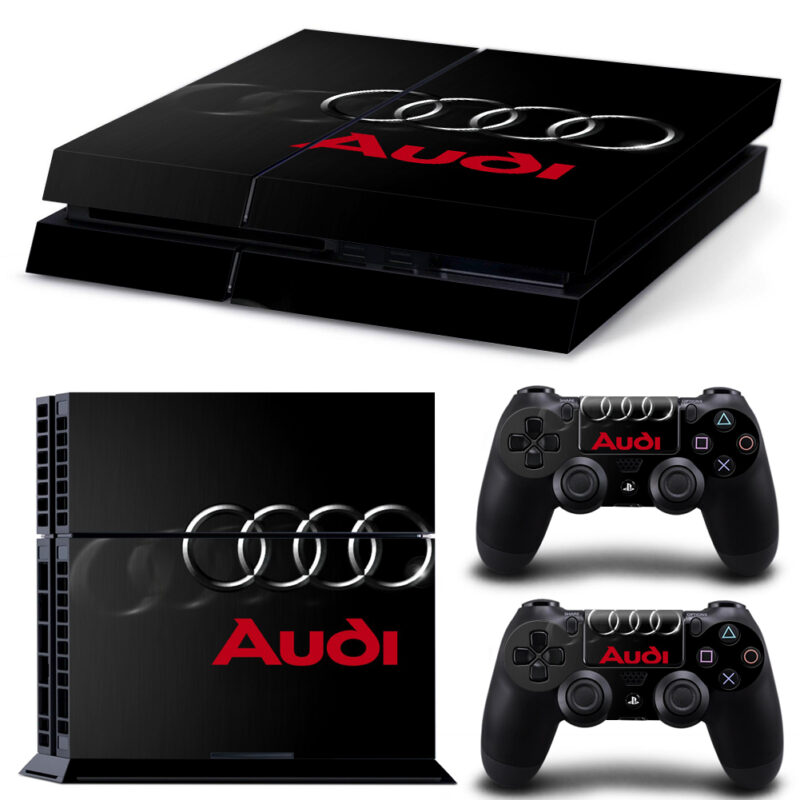 Audi Car Skin Sticker For PS4 And Controllers Design 1