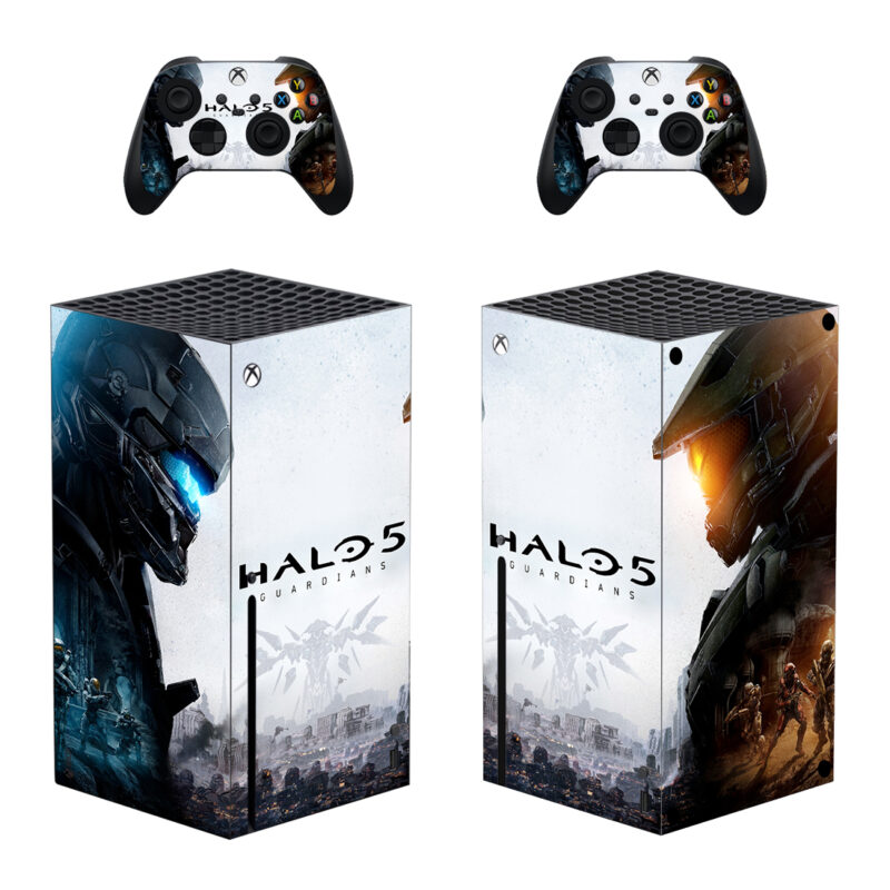 Halo 5: Guardians Skin Sticker For Xbox Series X And Controllers Design 1