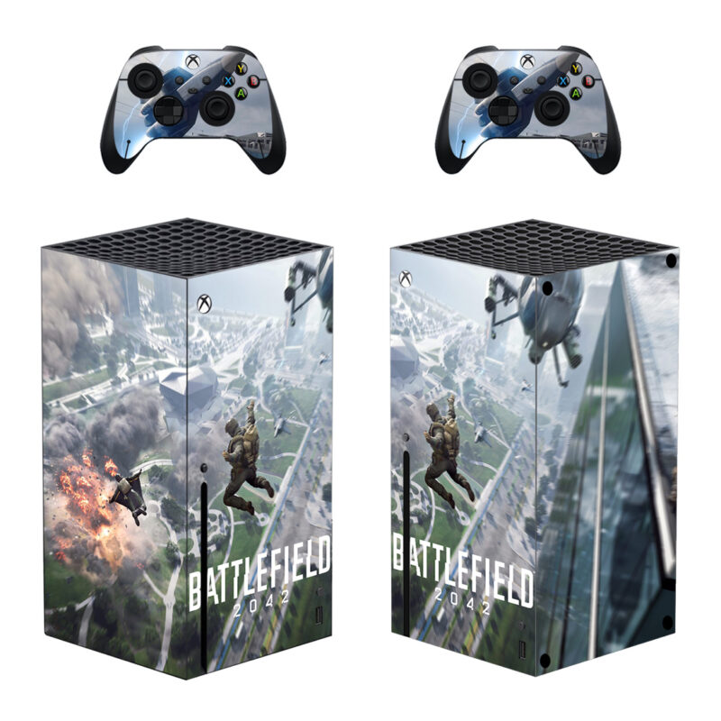 Battlefield 2042 Game Skin Sticker For Xbox Series X And Controllers