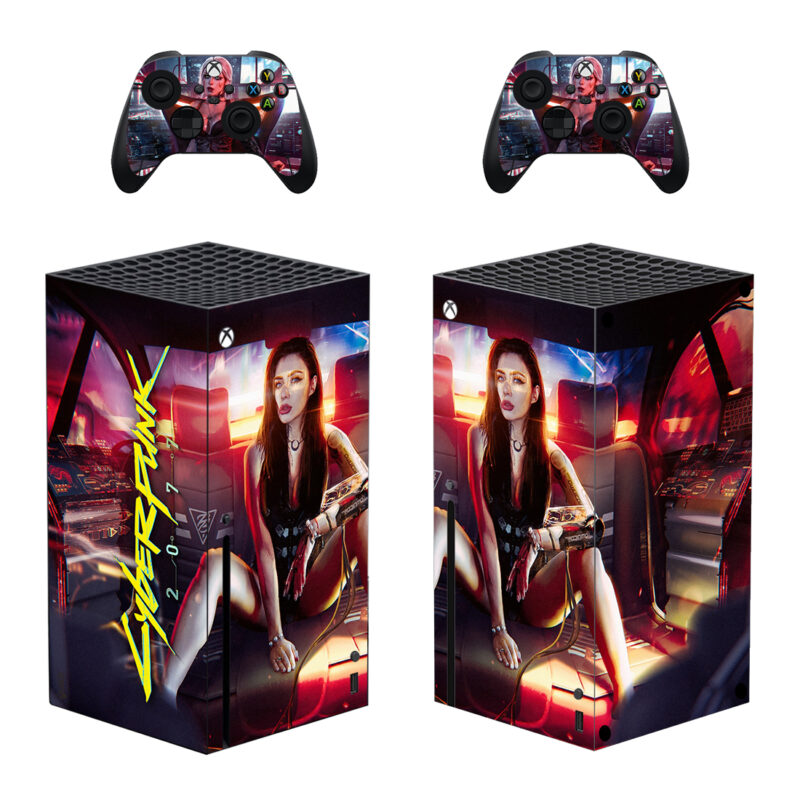 Cyberpunk 2077 Game Skin Sticker For Xbox Series X And Controllers Design 5