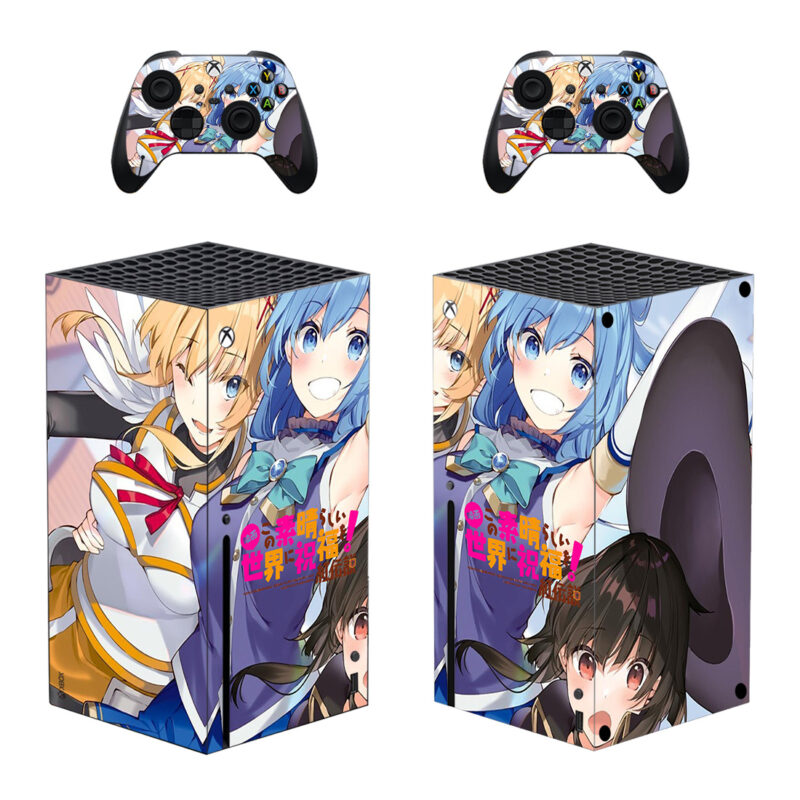 Konosuba: God's Blessing On This Wonderful World! Skin Sticker For Xbox Series X And Controllers Design 2