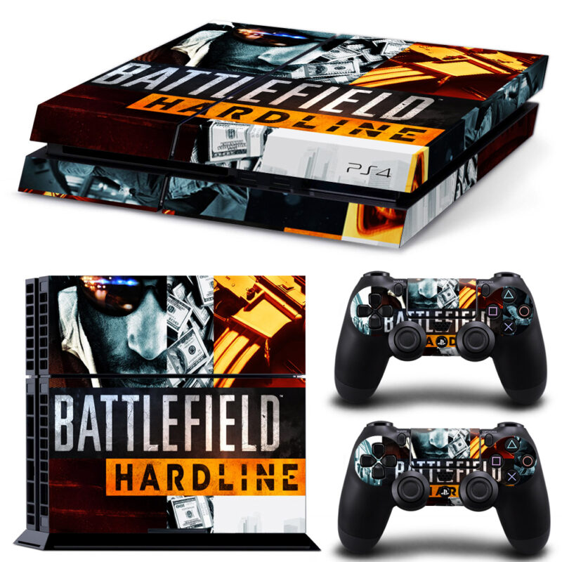 Battlefield Hardline Skin Sticker For PS4 And Controllers