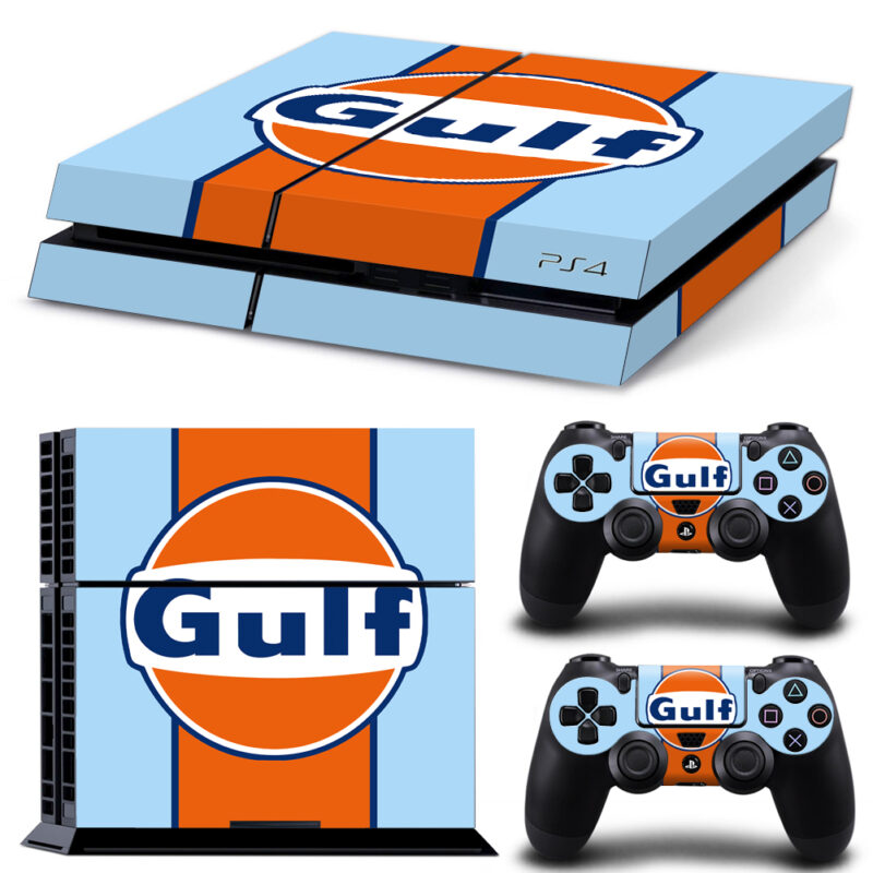 Gulf PS4 Skin Sticker Design 1