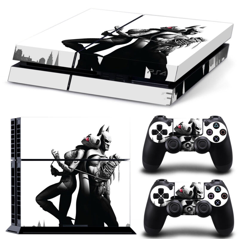 Batman: Arkham City Sneak Peek Skin Sticker For PS4 And Controllers Design 1