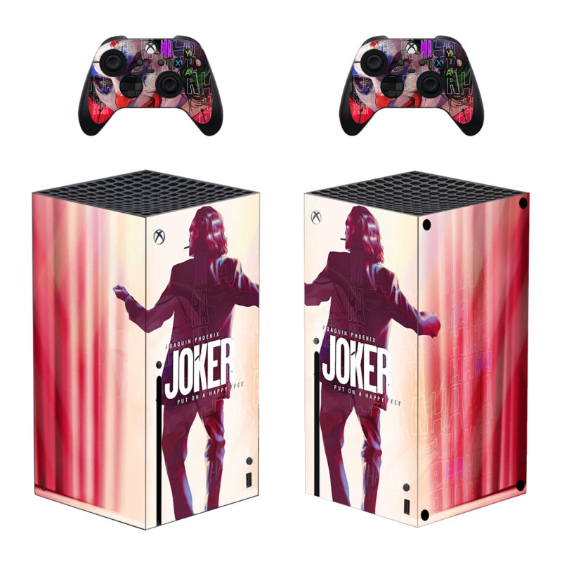 Joker Skin Sticker For Xbox Series X And Controllers Design 2