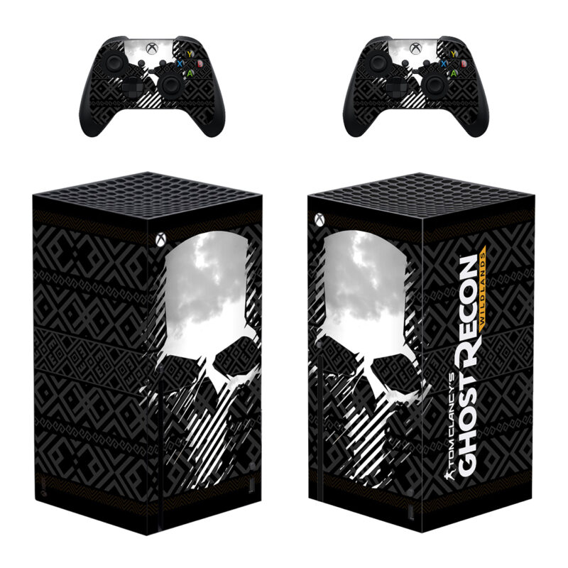 Tom Clancy’s: Ghost Recon Wildlands Skull Skin Sticker For Xbox Series X And Controllers