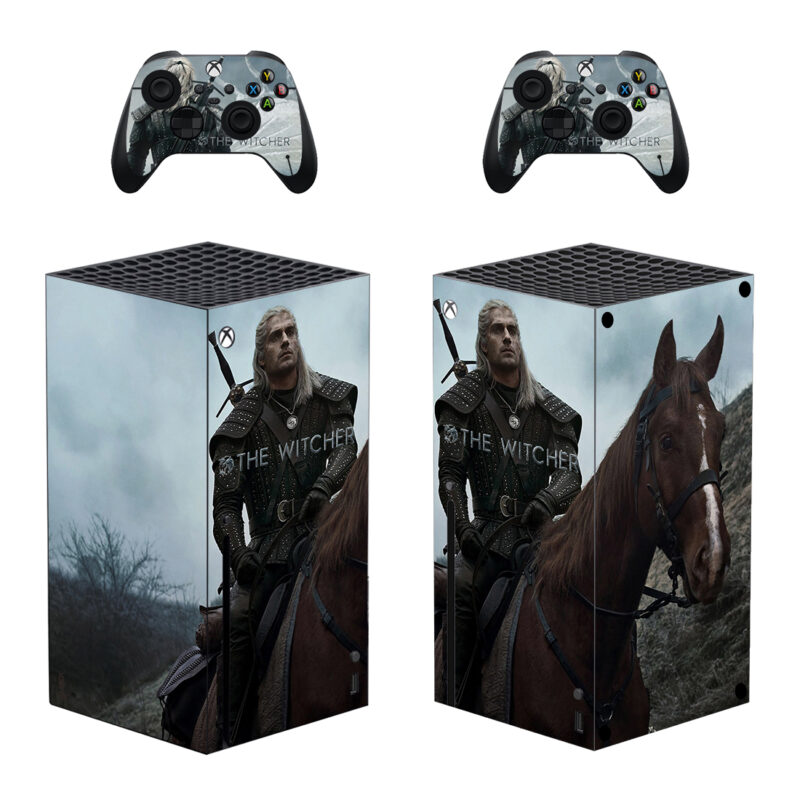 The Witcher Series Decal Cover For Xbox Series X And Controllers Design 1