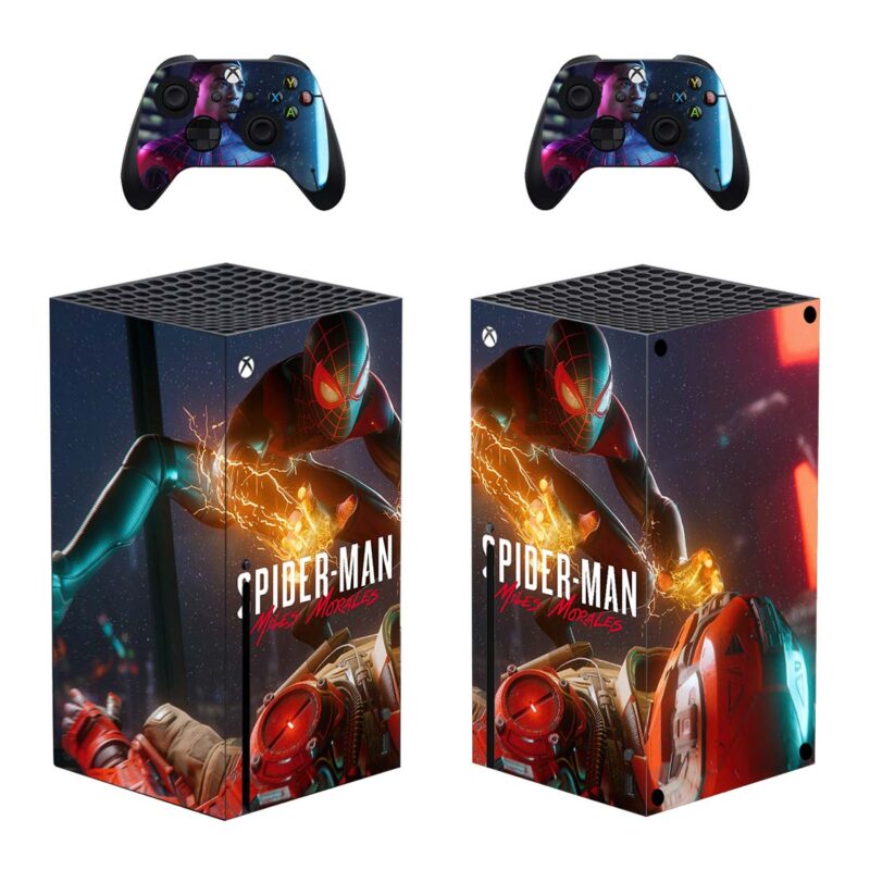 Marvel's Spider-Man: Miles Morales Game Skin Sticker For Xbox Series X And Controllers