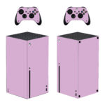 Lilac Color Skin Sticker For Xbox Series X And Controllers