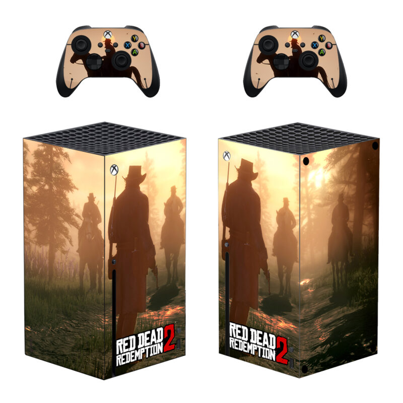 Red Dead Redemption II Game Skin Sticker For Xbox Series X And Controllers Design 5