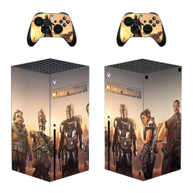 The Mandalorian Series Skin Sticker For Xbox Series X And Controllers