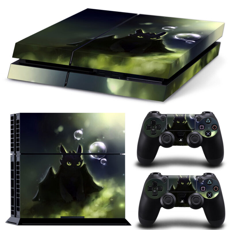 Dragon Toothless Skin Sticker For PS4 And Controllers