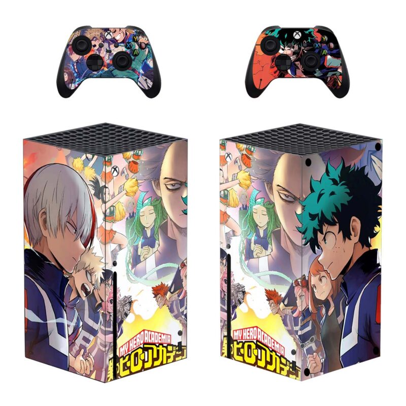 Sports Anime My Hero Academia Skin Sticker For Xbox Series X And Controllers