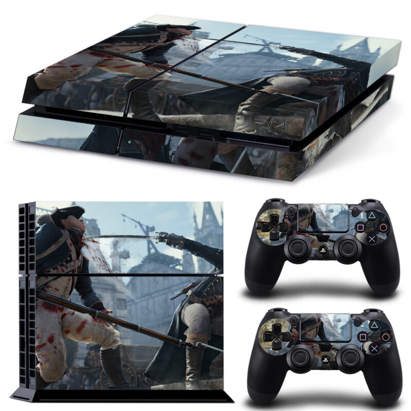 Assassin's Creed Unity Game Skin Sticker For PS4 And Controllers Design 3