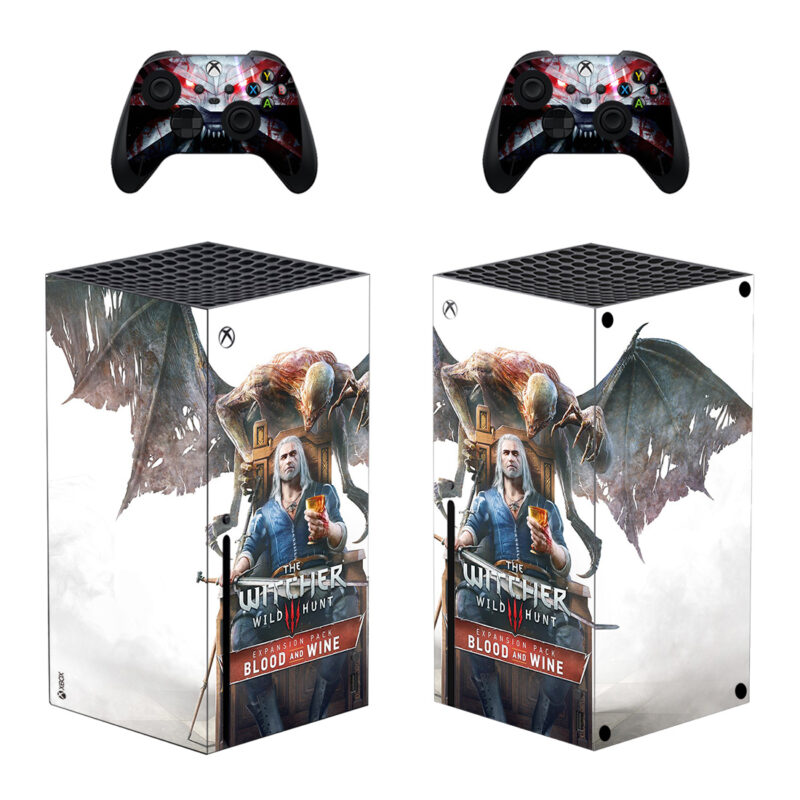 The Witcher 3: Wild Hunt Skin Sticker For Xbox Series X And Controllers