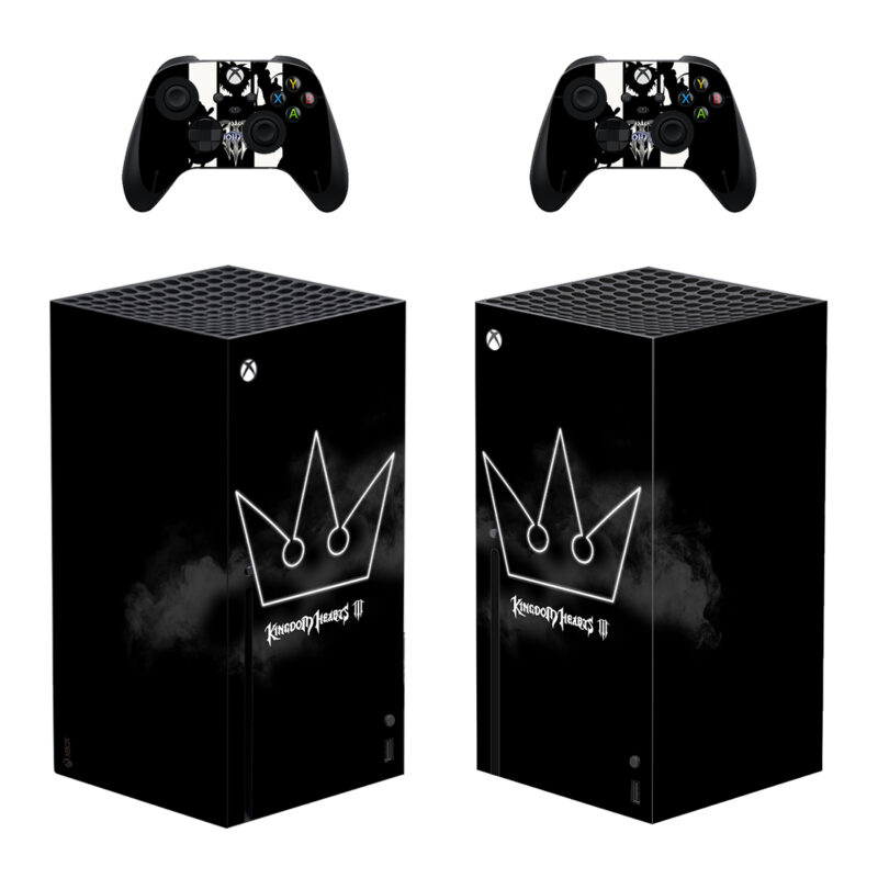 Kingdom Hearts III Crown Skin Sticker For Xbox Series X And Controllers