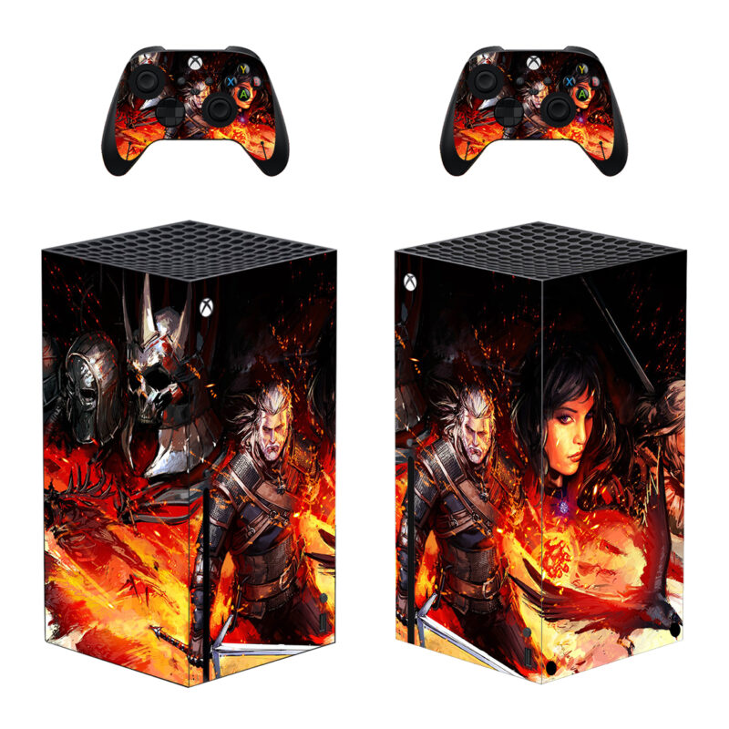 The Witcher 3: Wild Hunt Fantasy Artwork Skin Sticker For Xbox Series X And Controllers