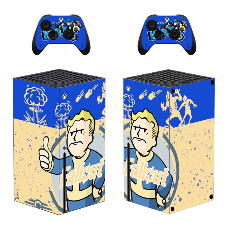 Fallout 76 Game Skin Sticker For Xbox Series X And Controllers Design 8