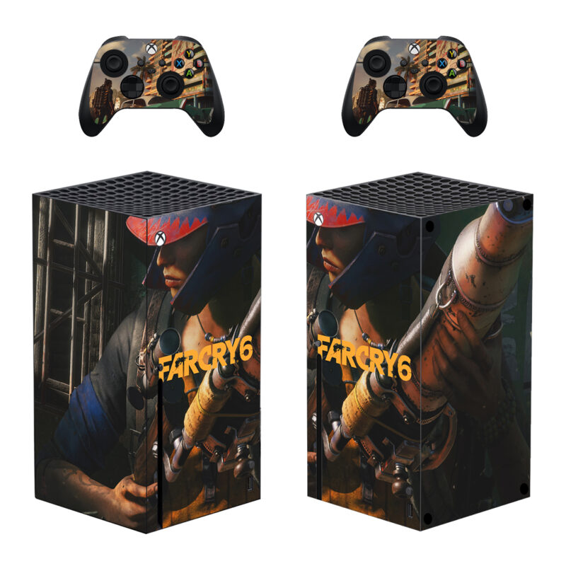 Far Cry 6 Game Skin Sticker For Xbox Series X And Controllers Design 1