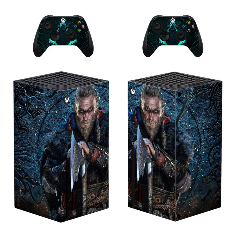 Assassin's Creed Valhalla And Skin Sticker For Xbox Series X And Controllers Design 6