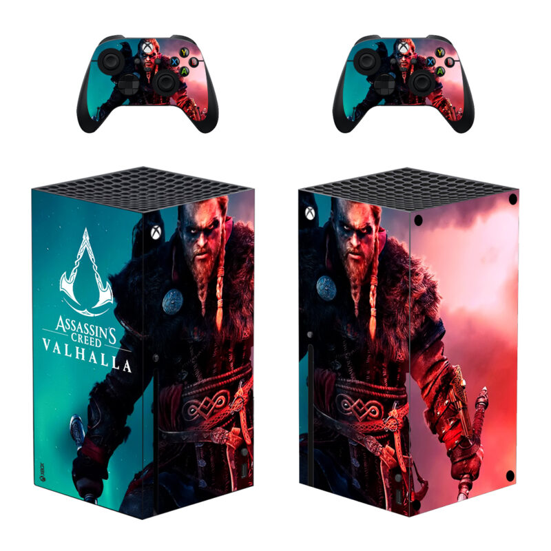 Assassin's Creed Valhalla Skin Sticker For Xbox Series X And Controllers Design 9