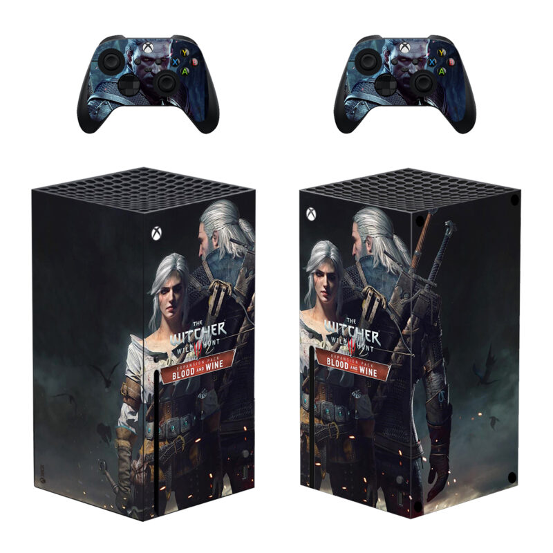 The Witcher 3: Wild Hunt – Blood And Wine Game Skin Sticker For Xbox Series X And Controllers