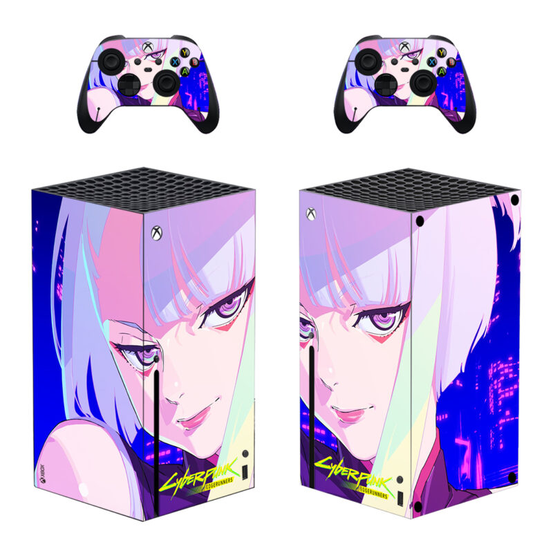 Cyberpunk: Edgerunners Skin Sticker For Xbox Series X And Controllers