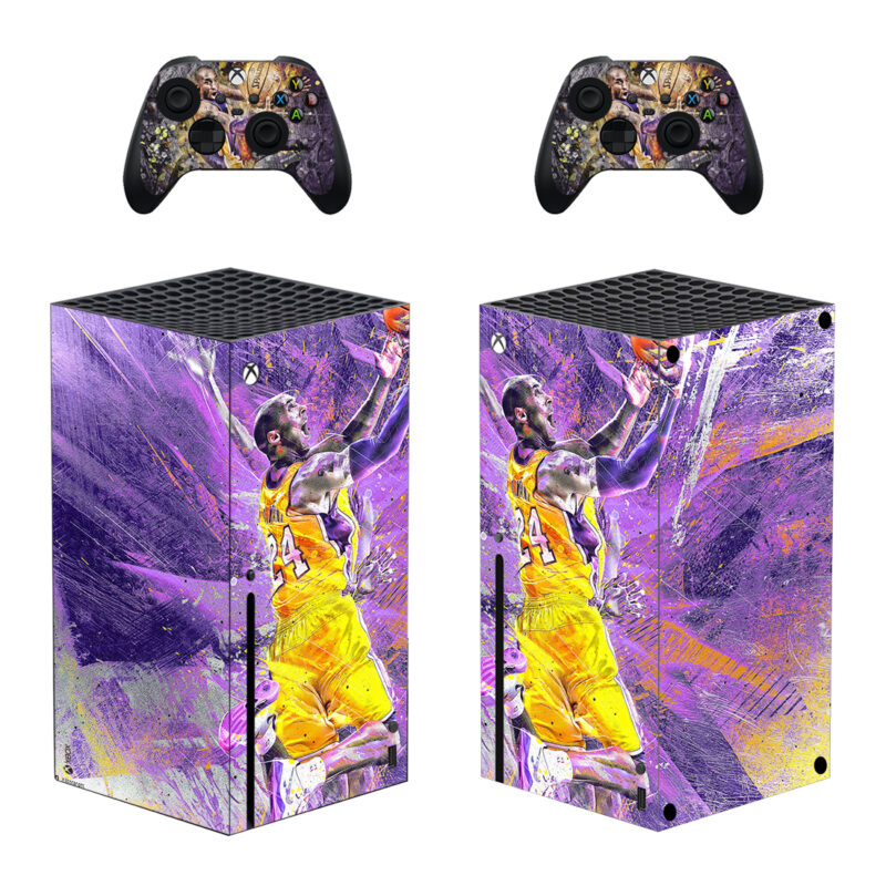 Kobe Bryant NBA Artwork Skin Sticker For Xbox Series X And Controllers