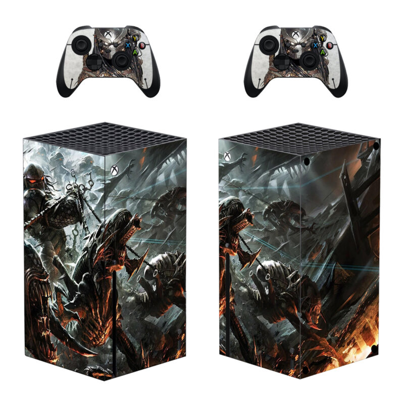 Alien Vs. Predator Skin Sticker For Xbox Series X And Controllers