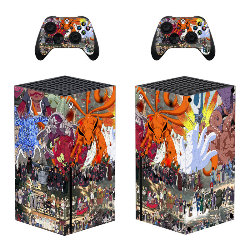 Naruto Shippuden Characters Skin Sticker For Xbox Series X And Controllers