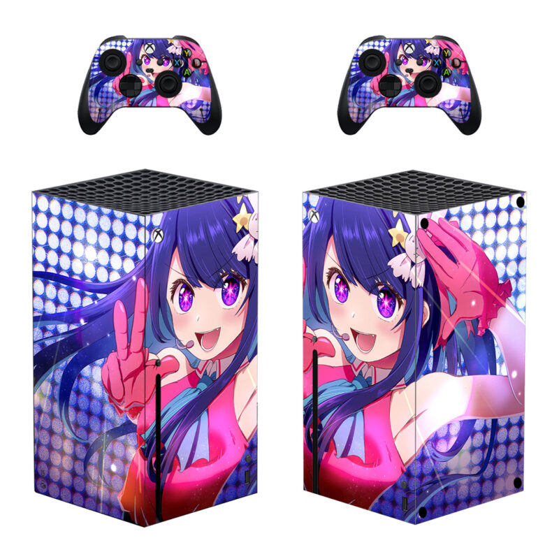 Ai Hoshino Anime Oshi No Ko Skin Sticker For Xbox Series X And Controllers Design 3