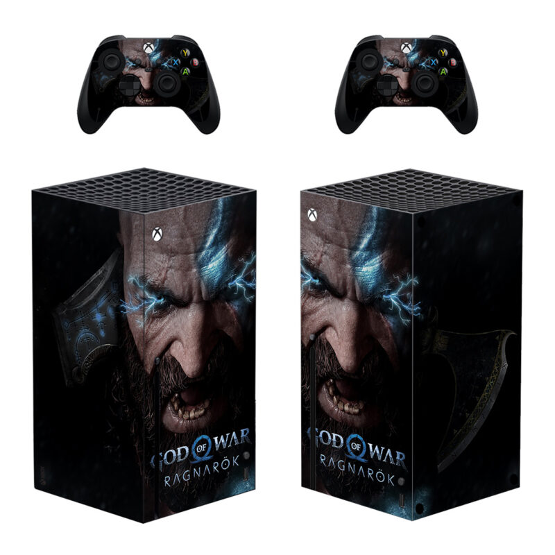 God Of War Ragnarök Game Skin Sticker For Xbox Series X And Controllers