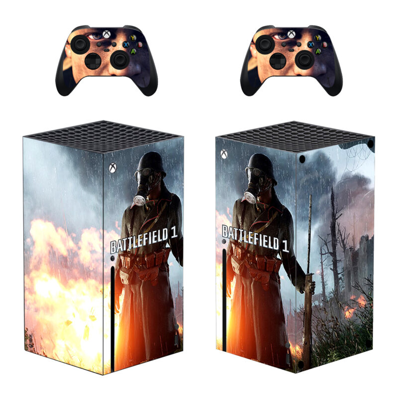 Battlefield 1 Game Skin Sticker For Xbox Series X And Controllers