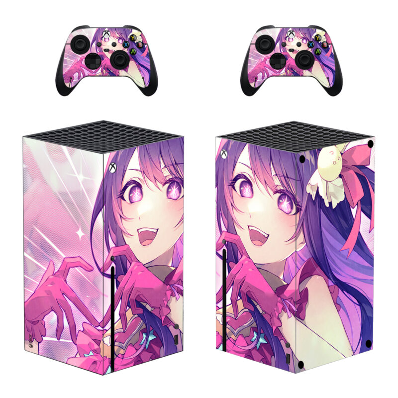 Ai Hoshino Anime Oshi No Ko Skin Sticker For Xbox Series X And Controllers Design 1