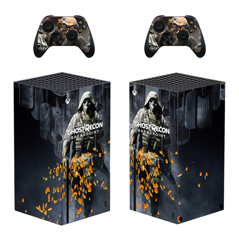 Tom Clancy's Ghost Recon Breakpoint Game Skin Sticker For Xbox Series X And Controllers