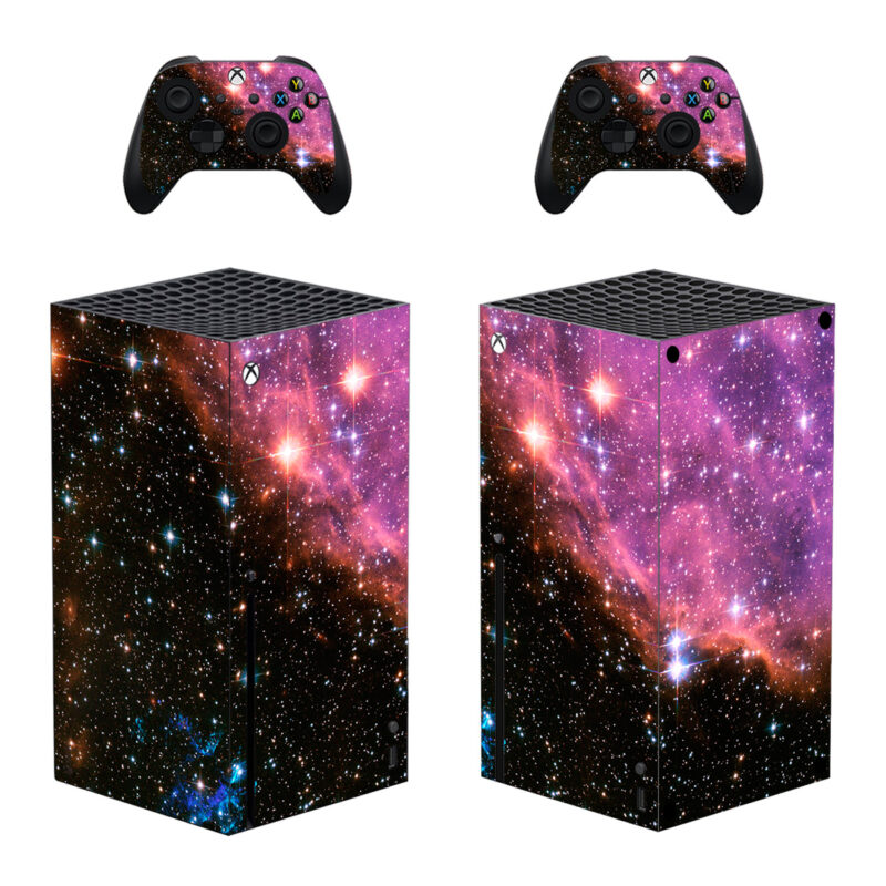 Galaxy Skin Sticker For Xbox Series X And Controllers