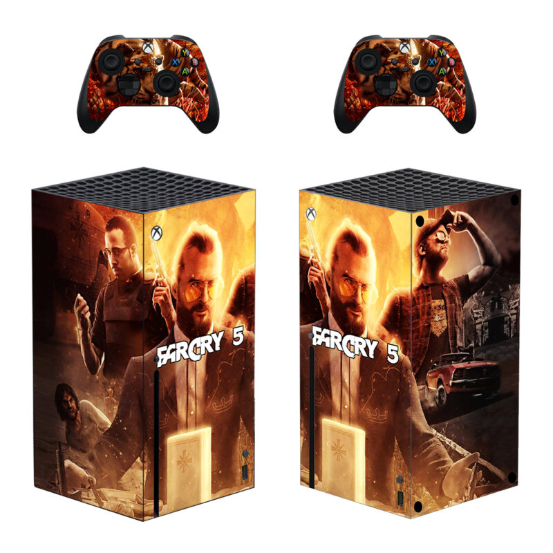 Far Cry 5 Game Skin Sticker For Xbox Series X And Controllers Design 5